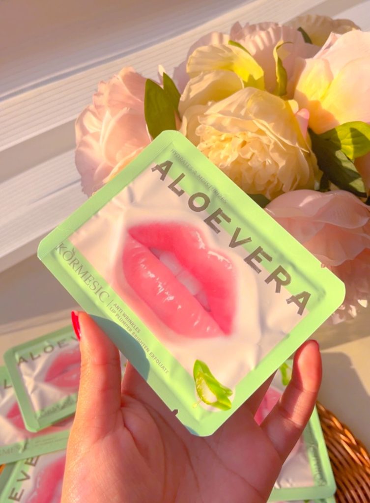 Pack de 10 mascarillas para labios de Aloe vera