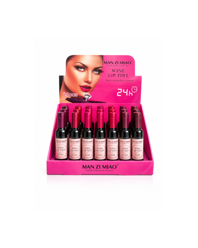 tinta para labios forma de vino man zi