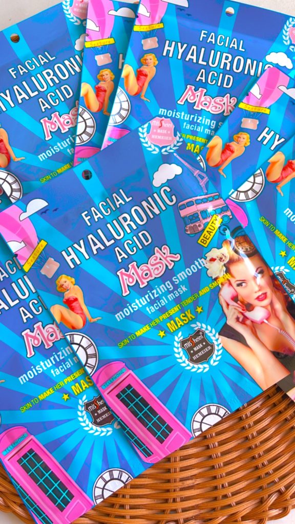 Pack de 10 mascarillas faciales de Ácido Hialurónico