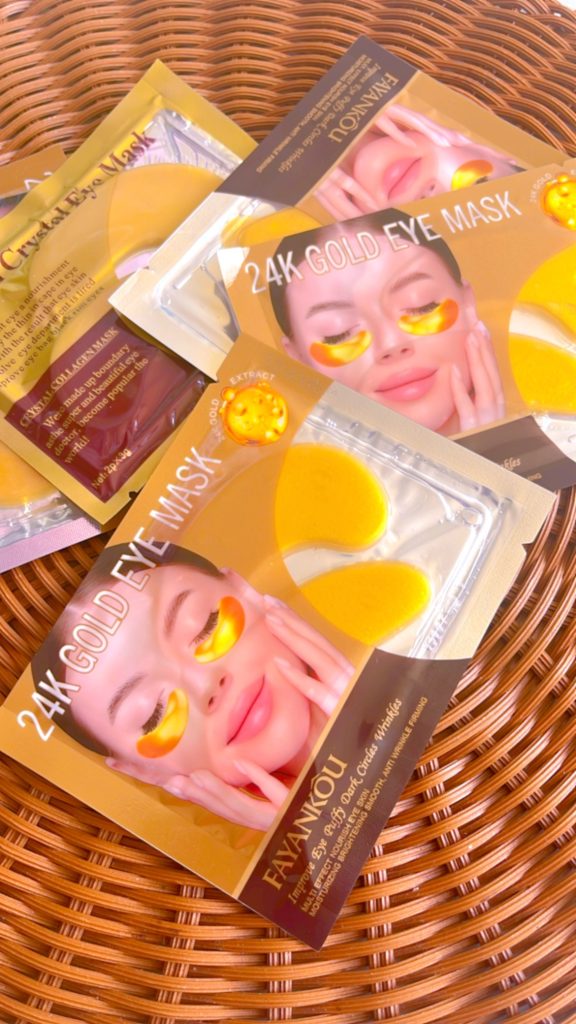Pack de 10 mascarillas para ojeras gold 24k