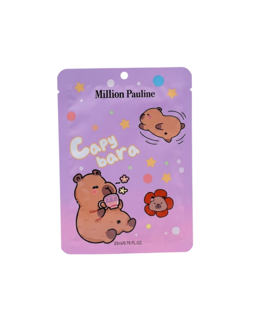 pack de 10 mascarillas faciales capibara million pauline