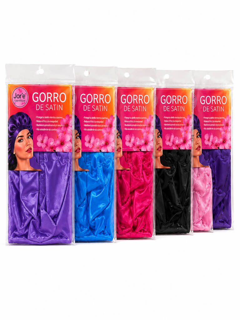 Gorro de  satin anti frizz