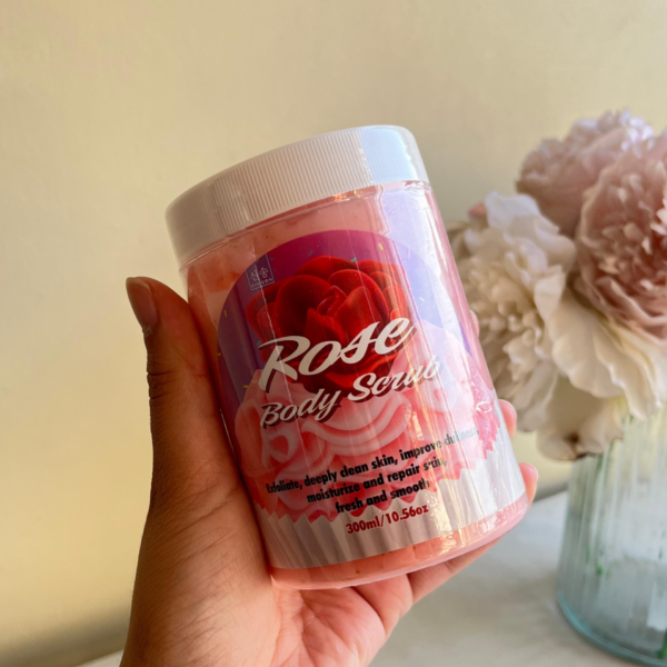 exfoliante corporal de rosas 300ml