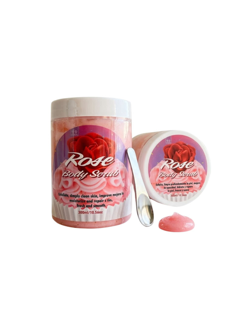 exfoliante corporal de rosas 300ml