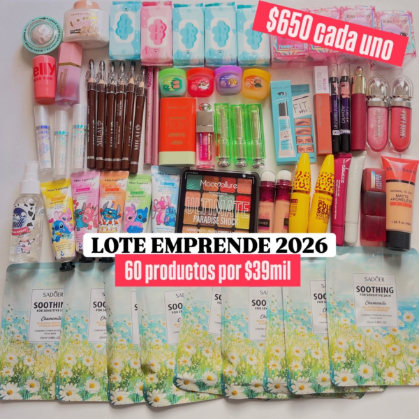 Lote Emprende 2026 – 60 Productos por $39.000