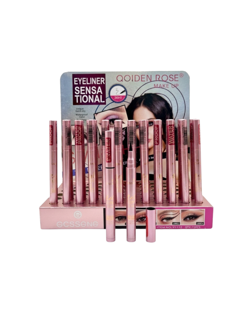 Delineador Plumón Negro Qoiden Rose
