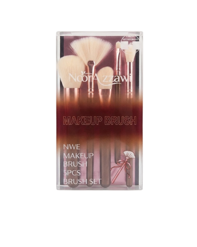set de 5 brochas de maquillaje