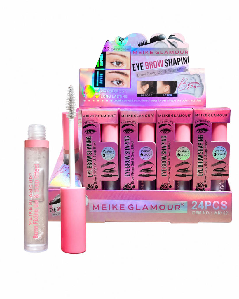 gel transparente para cejas y pestañas meike glamour
