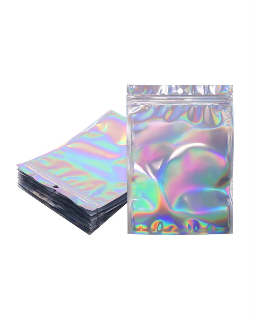 Pack de 20 bolsas holográficas 15x23cm