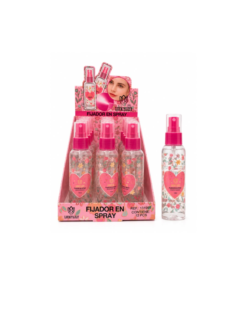 fijador de maquillaje floral luckylily