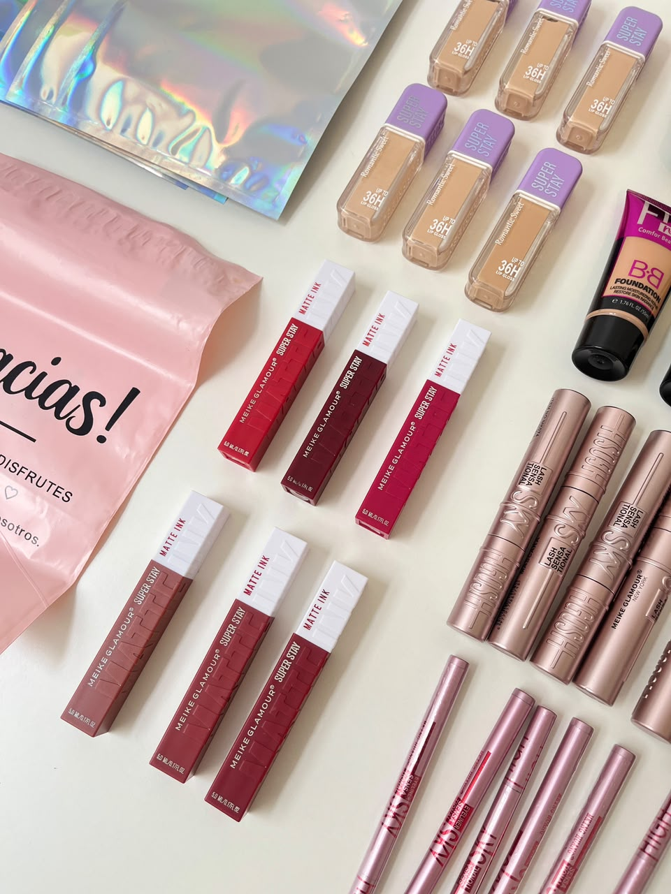 LOTE DUPE MAYBELLINE 42 PRODUCTOS - Imagen 2