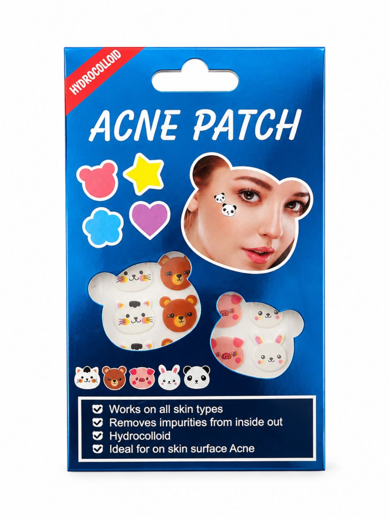24 parches anti acne de animales