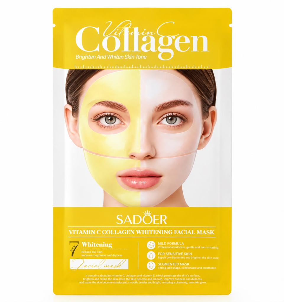 Pack de 12 mascarillas de vitamina C y colageno
